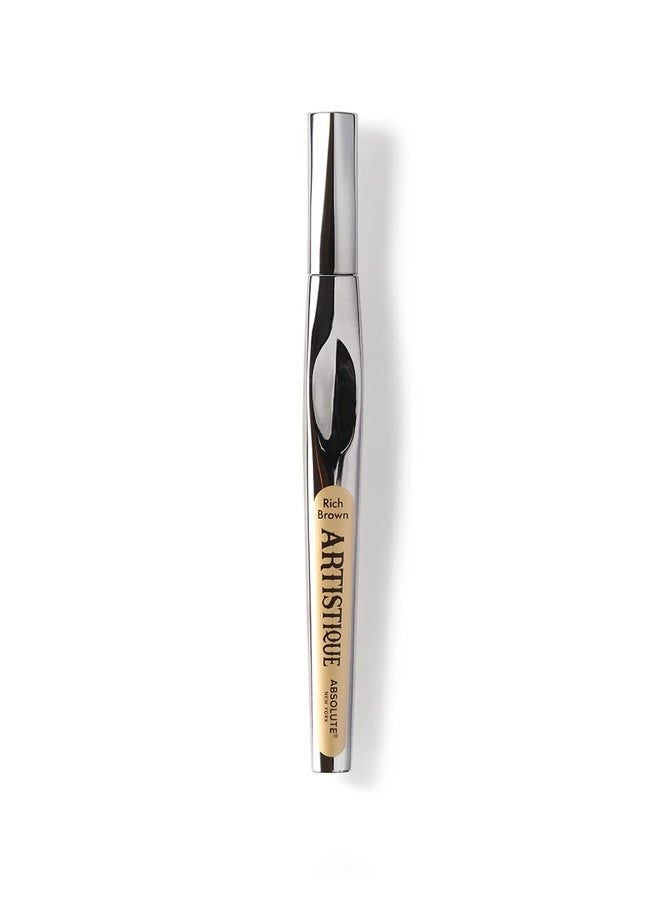 أبسولوت نيويورك قلم تحديد العيون السائل Absolute New York Artistique Easy Grip، فائق الدقة، طرف دقيق، مقاوم للماء (طرف من اللباد البني الغني) - Image 1